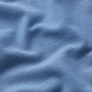 Bambus Viskosejersey Uni – stahlblau, 