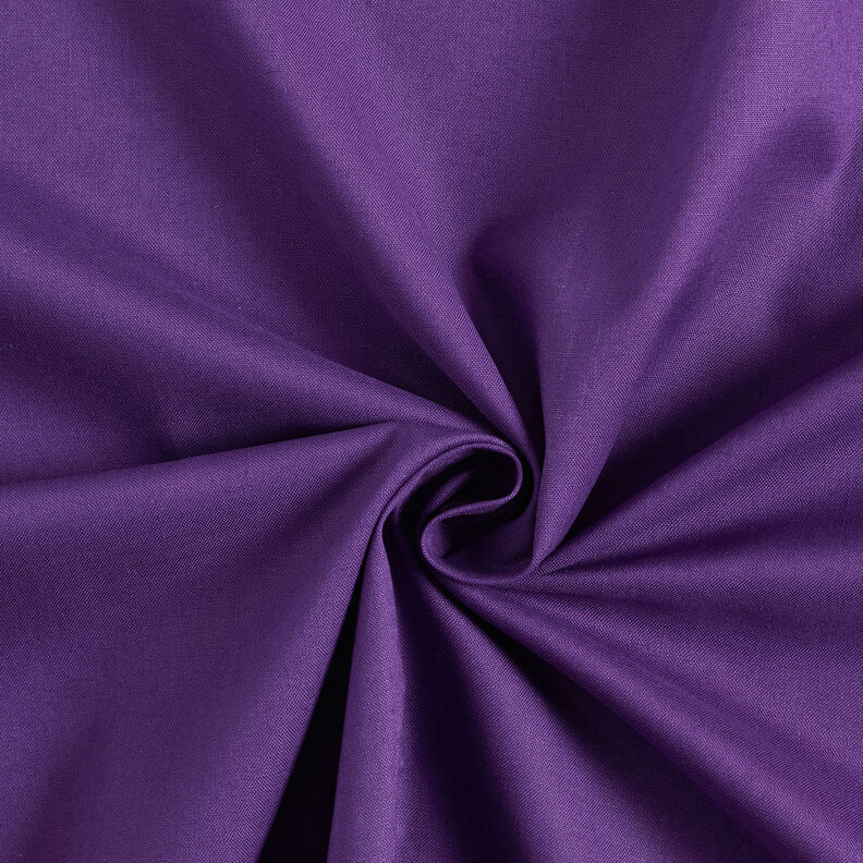 Baumwollstoff Cretonne Uni – lila,  image number 1