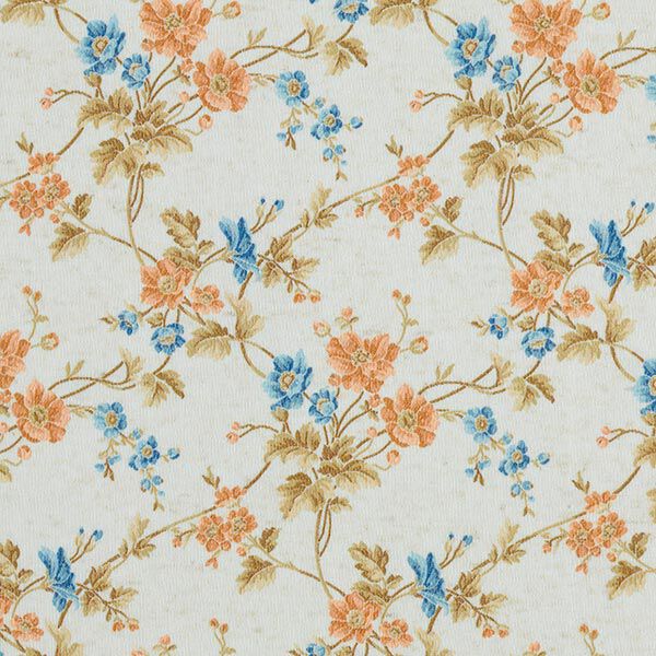 Feinstrick Blumenranken – hellblau, image number 1
