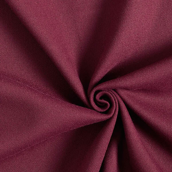 Mantelstoff Doubleface – merlot/schwarz | Reststück 100cm