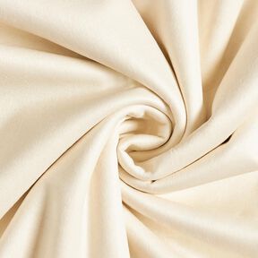Veloursstoff mit Kunstfell-Abseite – creme, 