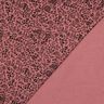 Musselin/ Doppel-Krinkel Gewebe bi-color Blümchen  | Poppy Fabrics – dunkelaltrosa/schwarz,  thumbnail number 4