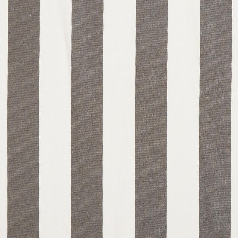Outdoorstoff Canvas Blockstreifen – steingrau/elfenbein,  image number 1