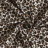 Musselin/ Doppel-Krinkel Gewebe Leo Print – helltaupe/schwarz,  thumbnail number 3