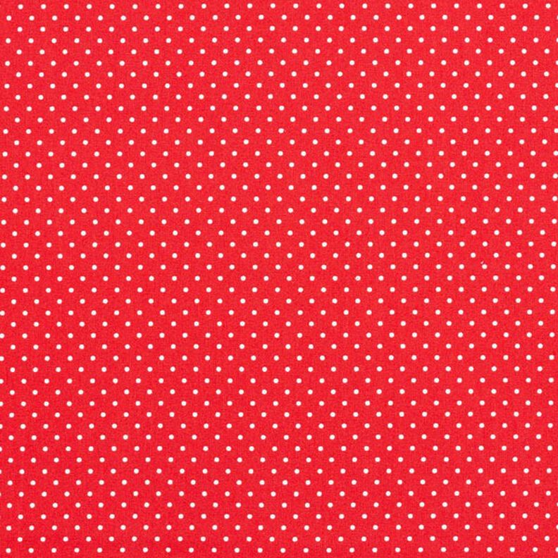 Baumwollpopeline kleine Punkte – rot/weiss,  image number 1