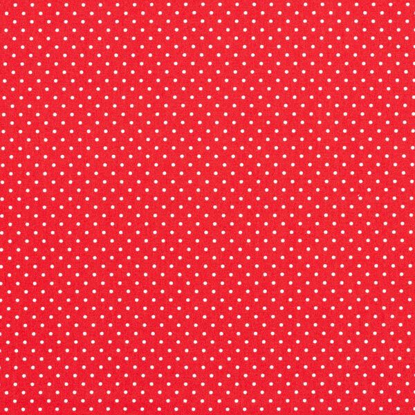 Baumwollpopeline kleine Punkte – rot/weiss,  image number 1
