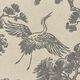Dekostoff Canvas chinesischer Kranich – sand/grau,  thumbnail number 6