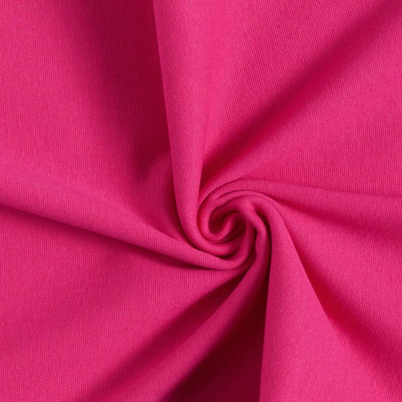 Bündchenstoff Uni – intensiv pink, image number 1