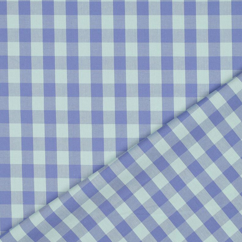Baumwollpopeline Karo | Poppy Fabrics – hellmint/flieder,  image number 4