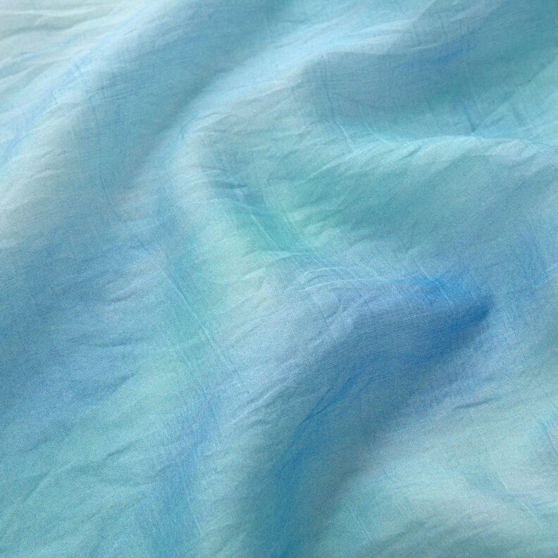 Leichter Tencel Batik – aquablau,  image number 2