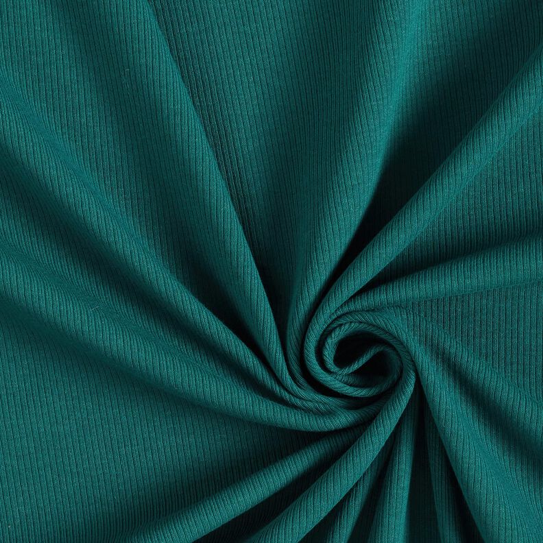 Rippenjersey feine 2-1-1-1 Rippen &ndash; dunkelgr&uuml;n,  image number 1