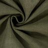 Leinenstoff Ramie-Mix stonewashed, schwere Qualität – dunkeloliv,  thumbnail number 2