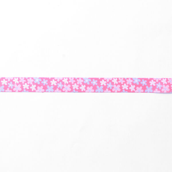 Satinband Blumen – babyblau/rosa,  image number 2