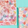 Baumwollsatin Japanese Anamone | Nerida Hansen – pastellviolett/aquablau,  thumbnail number 5