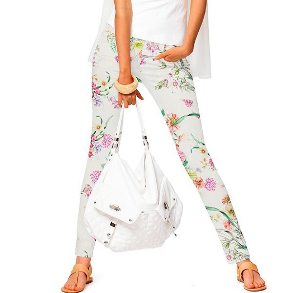 Panama Stretch Schnittblumen – creme | Reststück 50cm