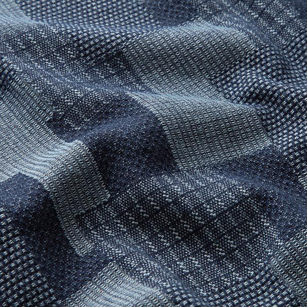 Jeansstoff Patchwork – marineblau