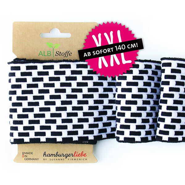 GOTS Bio Strickbündchen CUFF ME ICON [140 cm | 8 cm] | Albstoffe | Hamburger Liebe,  image number 1