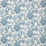 Dekostoff Canvas orientalische Blumenornamente 280 cm – weiss/blau,  thumbnail number 1
