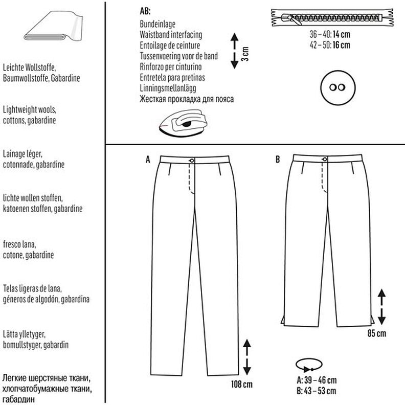 Hose | Burda 6681 | 36-50,  image number 5