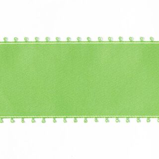 Satinband Picotkante - apfelgrün, 