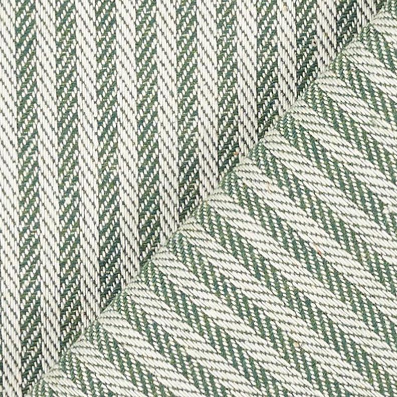 Möbelstoff Jacquard Streifen – grün,  image number 3
