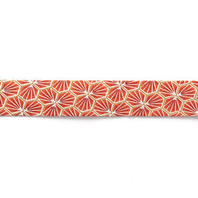 Schrägband Diamanten [27 mm] – terracotta, 