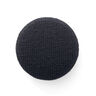 Bezogener Knopf, Viskosejersey Medium – schwarz,  thumbnail number 1