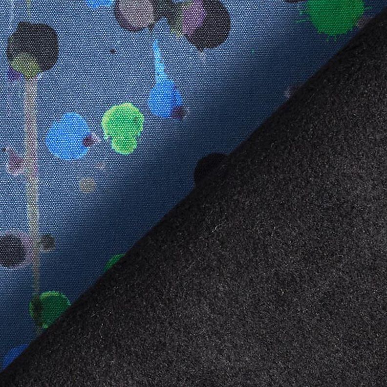 Softshell verlaufende Klekse Digitaldruck – jeansblau/grasgrün,  image number 5