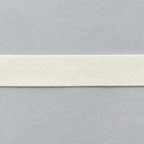 Schrägband Bio-Baumwolle [20 mm] – wollweiss, 