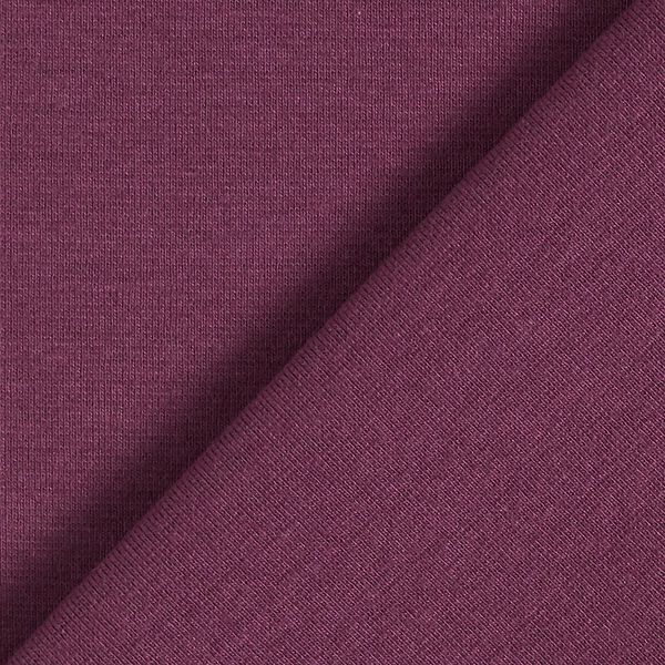 GOTS Baumwollbündchen | Tula – aubergine, image number 3