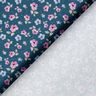 Baumwollstoff Popeline feine Blüten – blau/pastellviolett,  thumbnail number 4