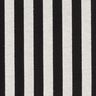 Dekostoff Jacquard breite Streifen – elfenbein/schwarz,  thumbnail number 1