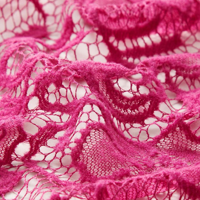 Bouclé-Spitze Blumen – intensiv pink,  image number 2