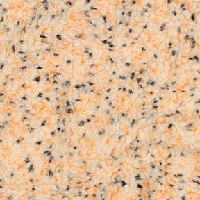Teddyplüsch Tweed Melange | Poppy Fabrics – beige, 