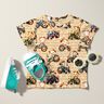 Baumwolljersey Trecker mit Tieren Digitaldruck – anemone/mandel,  thumbnail number 5