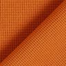 Mini Baumwoll-Waffeljersey Uni – terracotta,  thumbnail number 4
