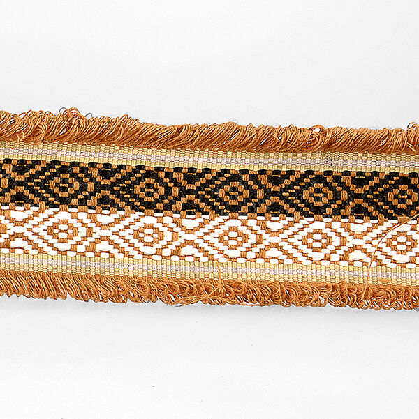 Jacquardborte Ethno – braun, image number 1