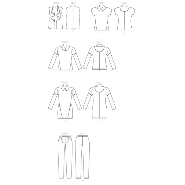 Top / Kleid / Weste / Hose | Butterick 6388 | 42-52, image number 7