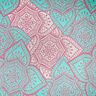 Beachwear Hamamtuch Jacquard-Ornamente – pfefferminz/purpur,  thumbnail number 1