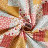 Baumwollstoff Cretonne Patchwork-Look – weiss/lachs,  thumbnail number 4