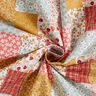 Baumwollstoff Cretonne Patchwork-Look – weiss/lachs,  thumbnail number 4