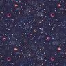 Dekostoff Halbpanama buntes Universum – marineblau,  thumbnail number 1