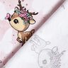 Baumwolljersey Rosalie auf Schmetterlingen | Glitzerpüppi – rosé,  thumbnail number 4