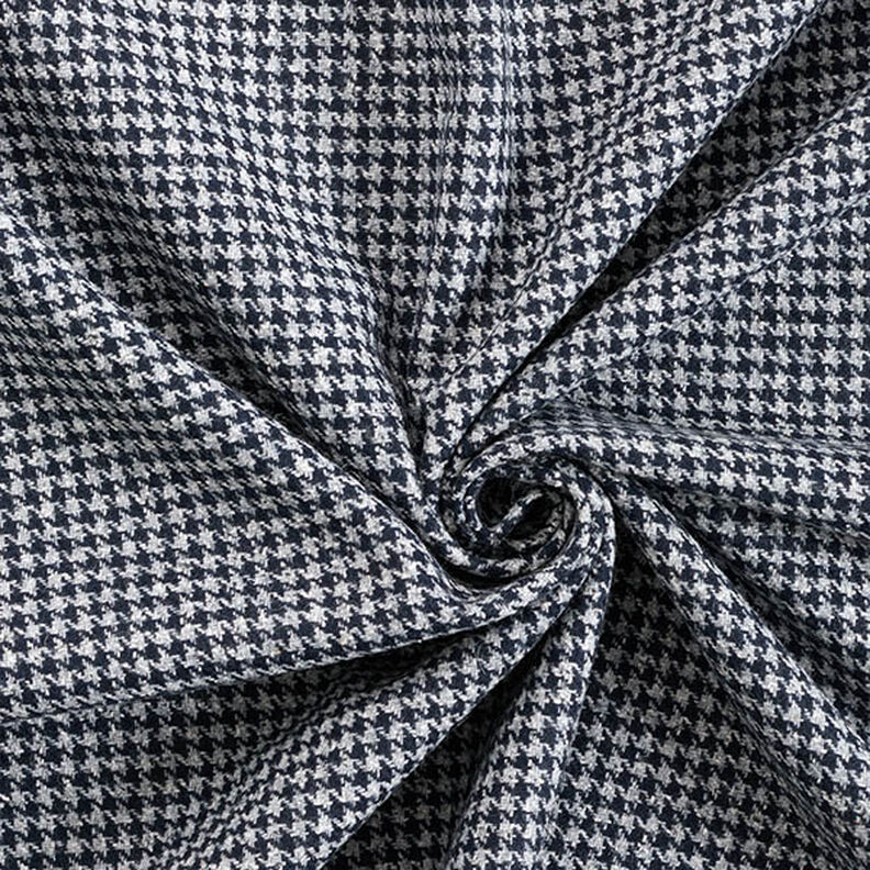 Mantelstoff Pepita Karo – marineblau,  image number 3
