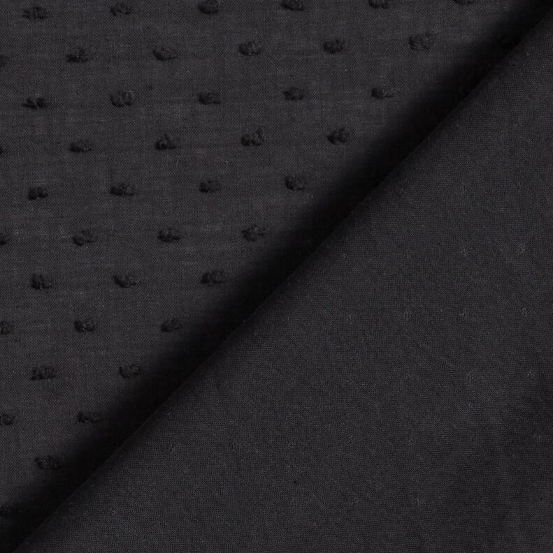 Baumwollbatist Dobby – schwarz, image number 3