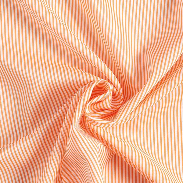 Leichter Tencel-Stoff feine Streifen – orange/weiss,  image number 3
