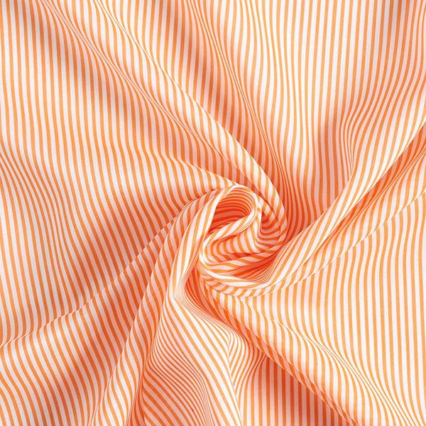 Leichter Tencel-Stoff feine Streifen – orange/weiss, image number 3