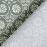 Baumwollstoff Cretonne Blumen und Ranken – schilf/weiss,  thumbnail number 4