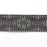 Gummiband Labyrinth [ 3,5 cm ] – schwarz/weiss,  thumbnail number 1