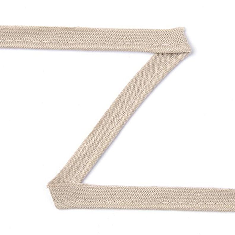 Paspelband Leinen [10 mm] - beige,  image number 1